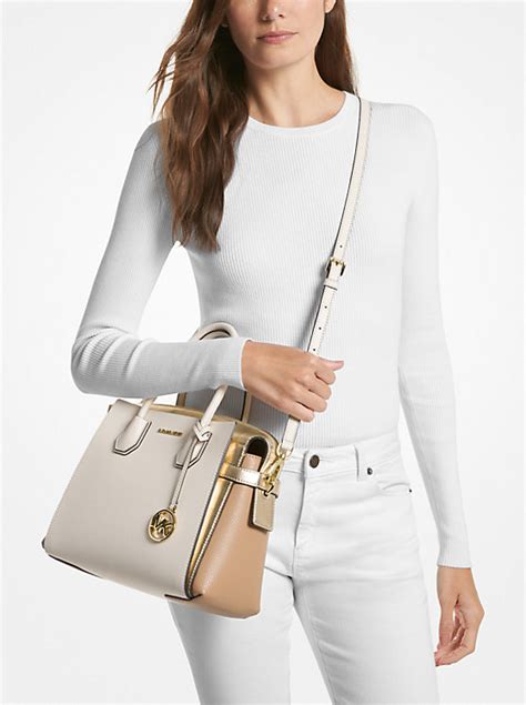 michael kors medium mercer belted|Michael Kors mercer belted satchel.